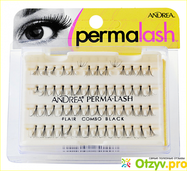 Отзыв о Накладные ресницы Пучки Mod Perma Lash Flair Combo Black Andrea