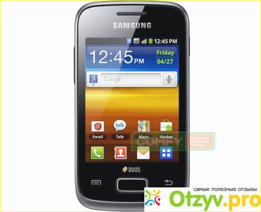 Отзыв о Samsung s6102 galaxy y duos
