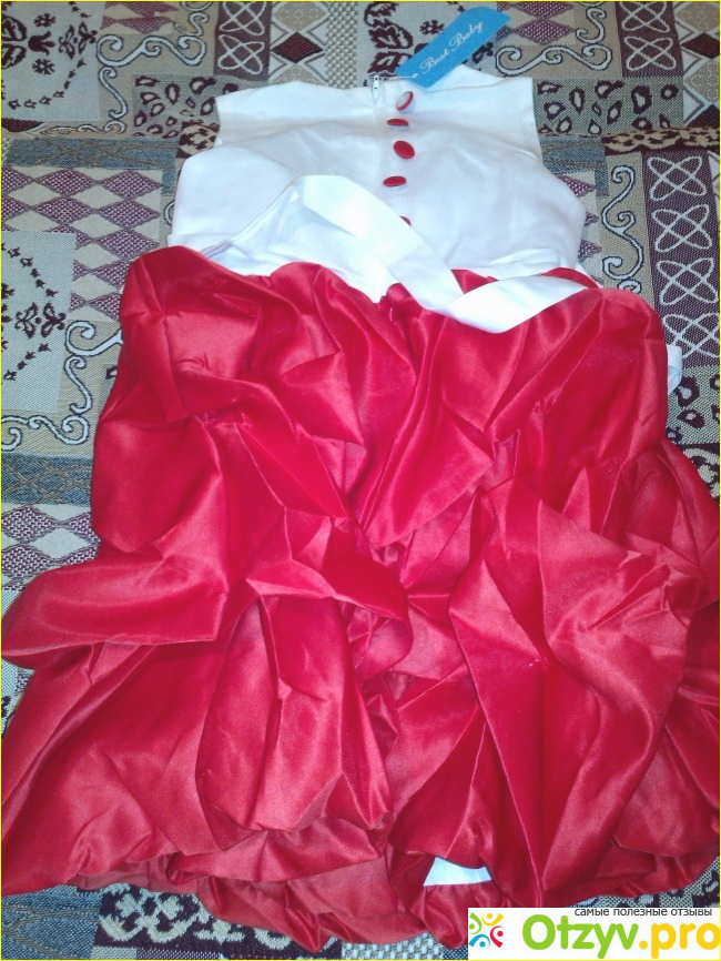Нарядное платье с бантом Алиэкспресс фото5