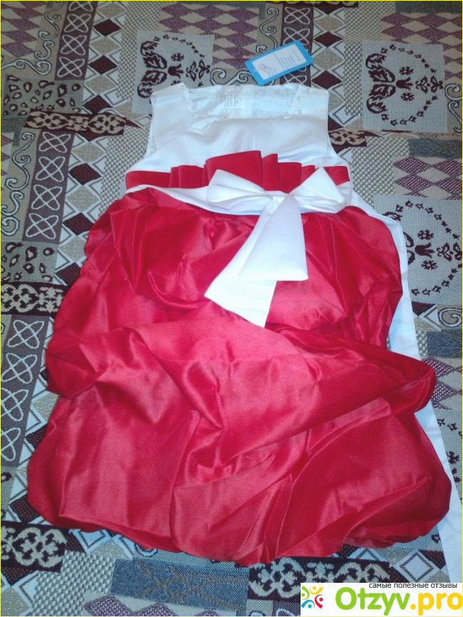 Нарядное платье с бантом Алиэкспресс фото4