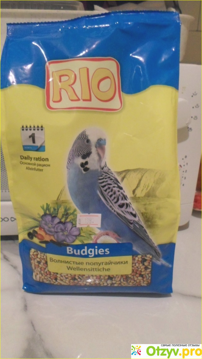 Отзыв о Rio Budgies корм для волнистых попугаев.