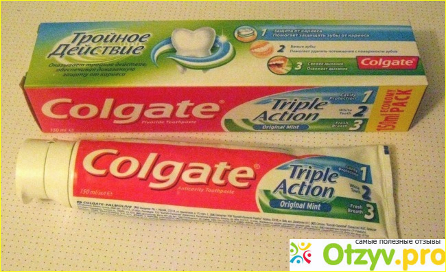 Отзыв о Зубная паста Colgate «Тройное действие»