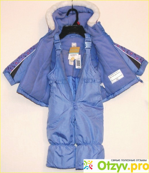 Детские зимние комбинезоны картерс фото2