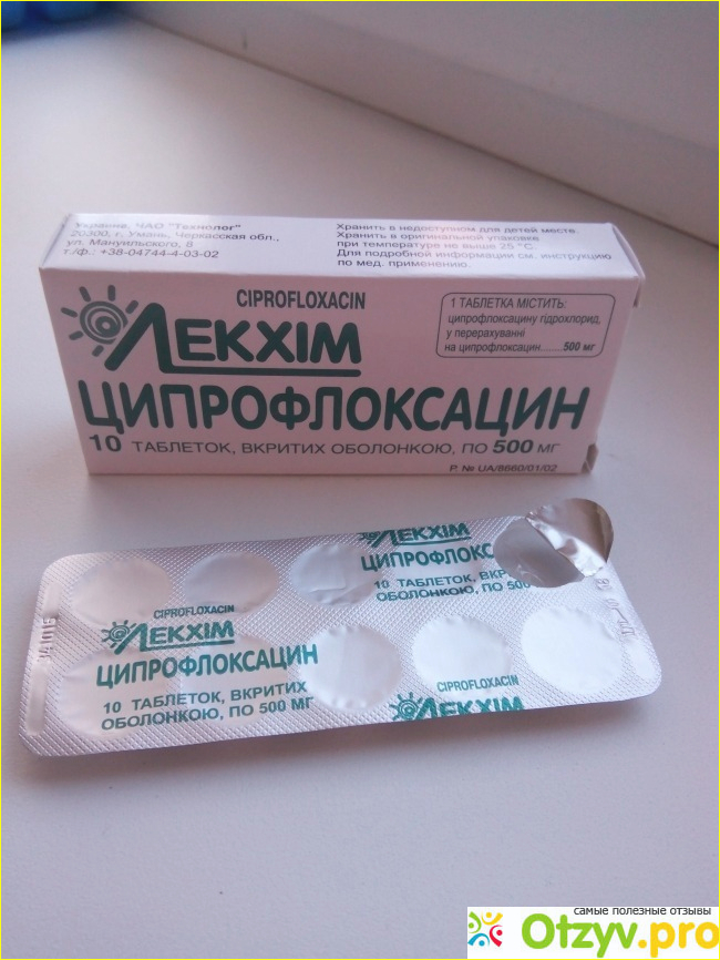 ЦИПРОФЛОКСАЦИН АНТИБИОТИК отзывы - развод или правда?