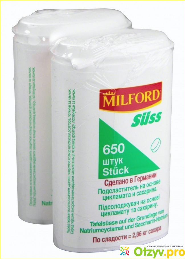 Отзыв о Подсластитель Sss Milford