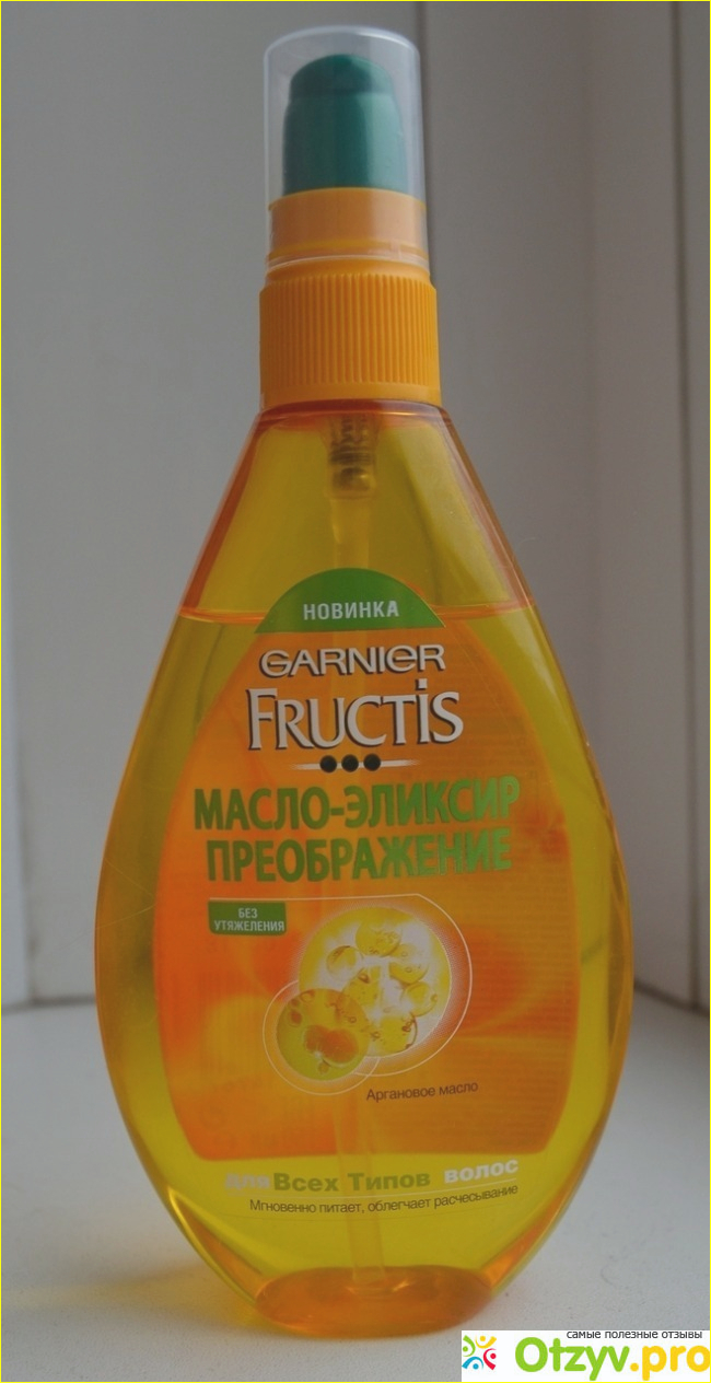 Отзыв о Масло для волос Garnier Fructis Эликсир Преображение