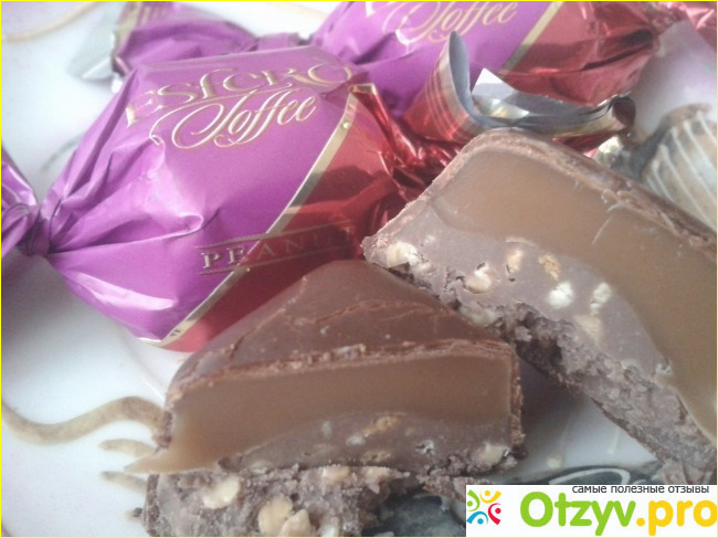 Шоколадные конфеты Esfero Toffee Peanut фото1