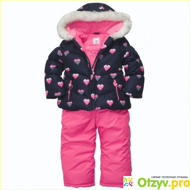 Отзыв о Детские зимние комбинезоны картерс