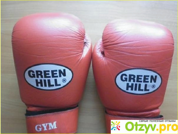 Боксерские перчатки green hill фото1