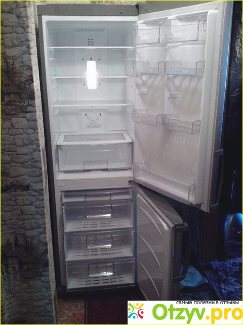 Холодильник с морозильным отделением LG Electronics Lifes Good. фото1