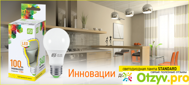 Отзыв о Светодиодные лампы asd