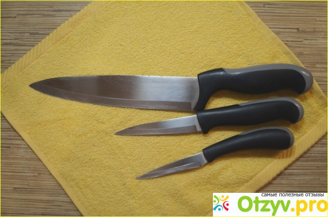 Отзыв о Ножи для нарезки овощей