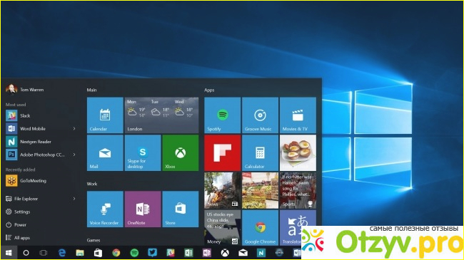 Отзыв о Windows 10