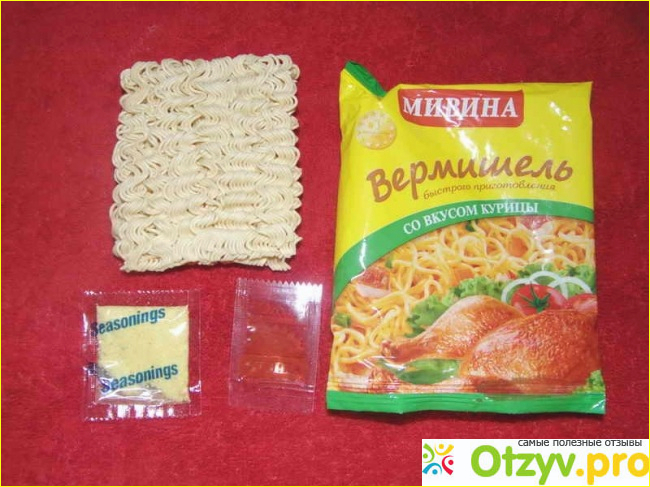 Вермишель быстрого приготовления Мивина фото1