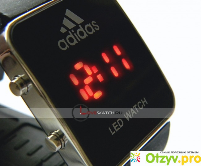 Часы led adidas фото1