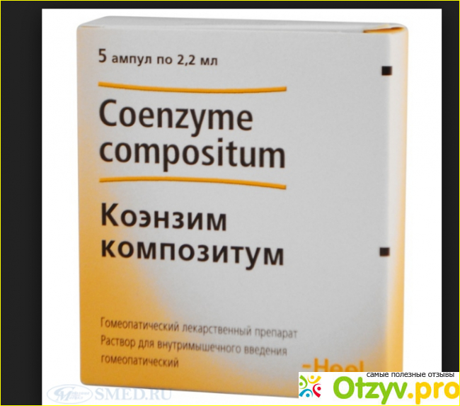 Коэнзим композитум гомеопатия 