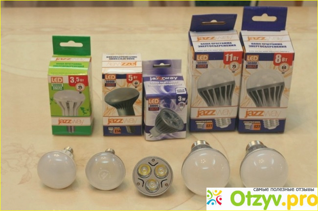 Отзыв о Светодиодные лампы jazzway