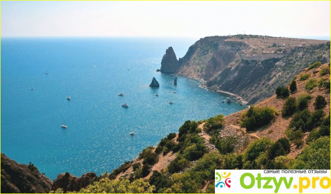 Крым - как одно из главных курортных мест черноморского побережья.