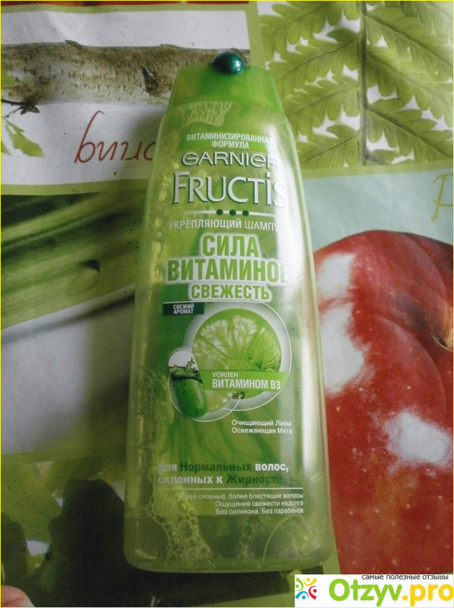 Отзыв о Шампунь для волос Garnier Fructis Свежесть мохито