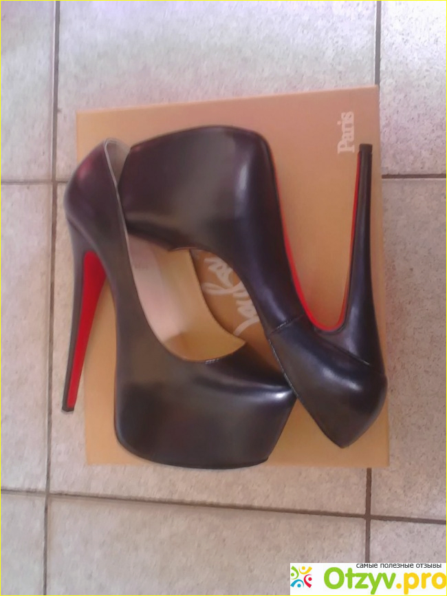 Louboutin Victoria (160) Black фото2