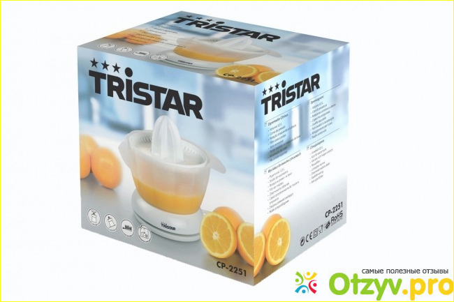 Отзыв о Соковыжималка Tristar CP-2251