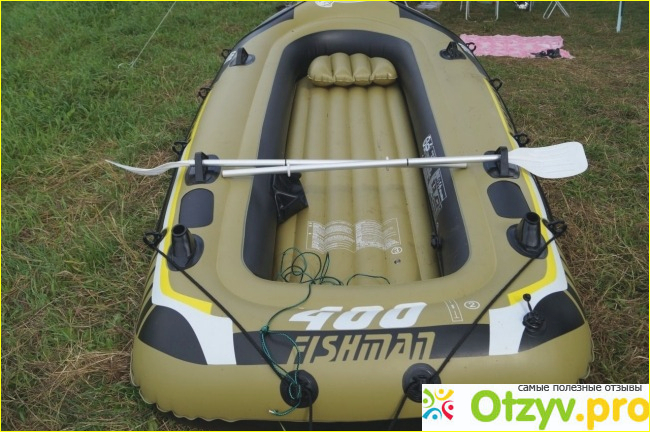 Отзыв о Лодка надувная Jilong Fishman 400 Boat Set