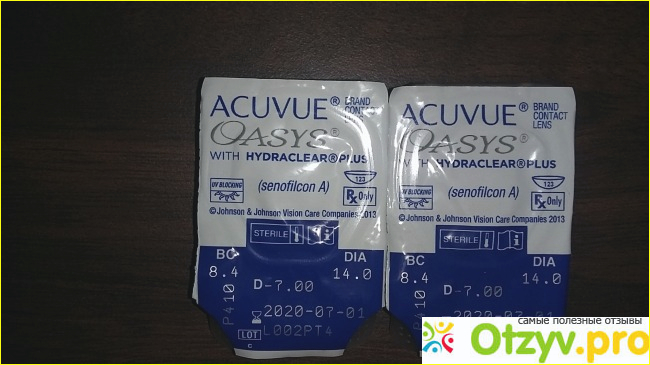 Acuvue oasys with hydraclear plus фото1