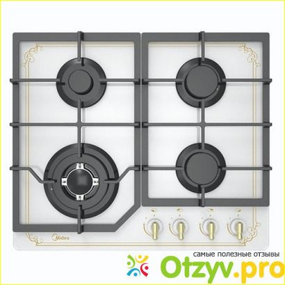 Отзыв о Встраиваемая газовая варочная панель Midea Q 402 GFD-RW
