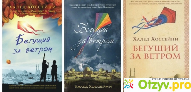 Книга Бегущий за ветром фото1