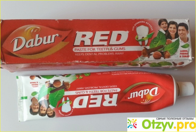 Отзыв о Зубная паста Red Dabur