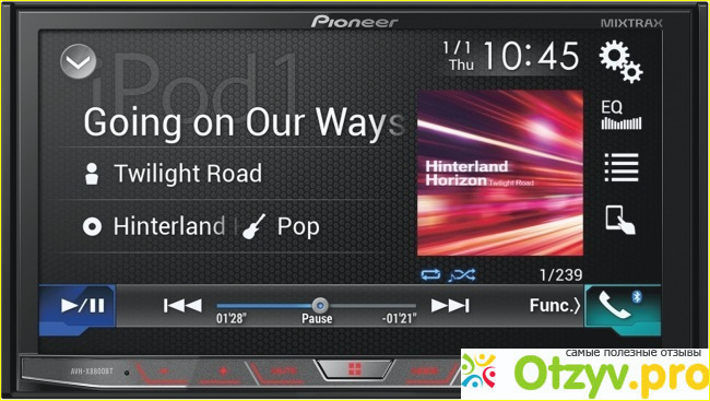 Отзыв о Pioneer AVH-X8800BT автомагнитола