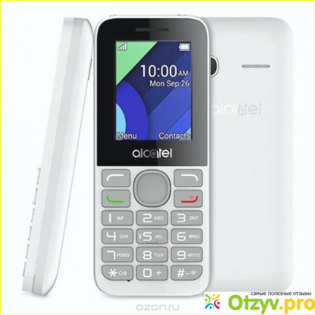 Отзыв о Alcatel 1054D, Charcoal Grey