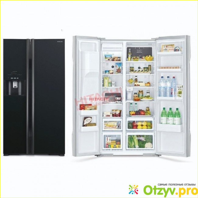 Холодильник Hitachi R-S702 GPU2 GS. Описание модели