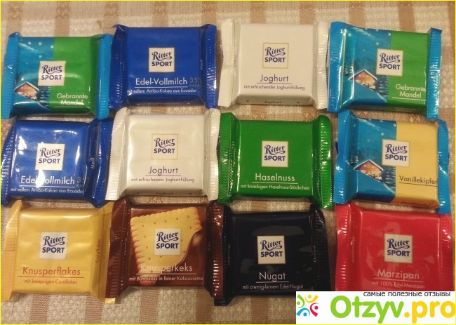 Шоколад mini Bunte Vielfalt Ritter Sport фото2