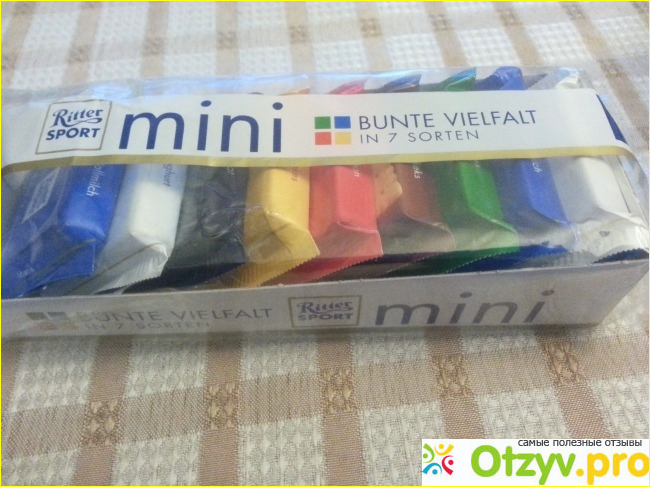 Отзыв о Шоколад mini Bunte Vielfalt Ritter Sport