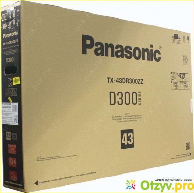 Отзыв о Panasonic TX-43DR300ZZ телевизор
