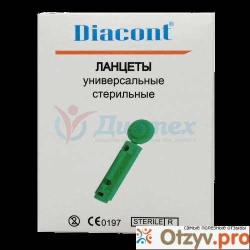 Отзыв о Diacont Ланцеты универсальные, стерильные, 50 шт
