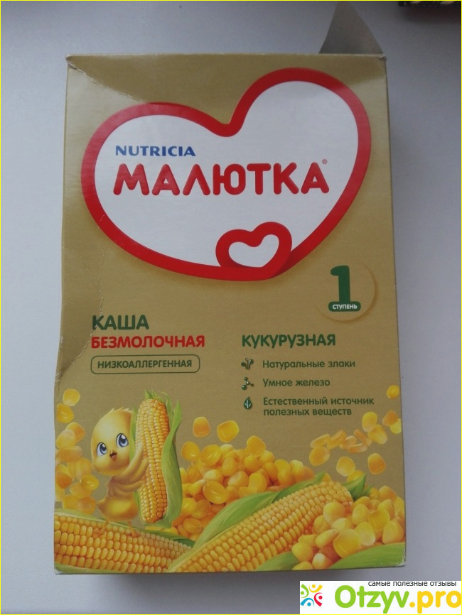 Кукурузная каша Малютка nutricia фото1