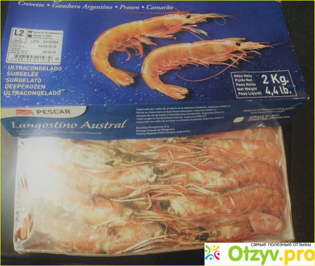 Отзыв о Креветки PESCAPUERTA Langostino Austral