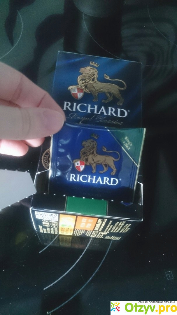 RICHARD King Tea №1 черный чай пакетированный фото2