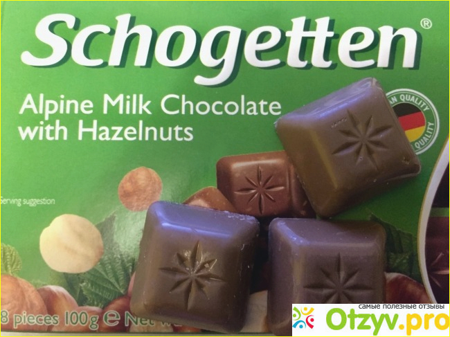Отзыв о Молочный шоколад Schogetten Alpine Milk with Hazelnuts с лесными орехами