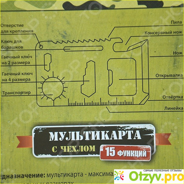 Функции мультикарты Boyscout 61119