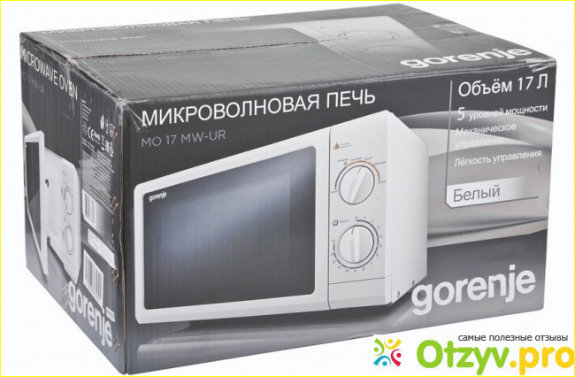 Gorenje MO17MW UR микроволновая печь фото1