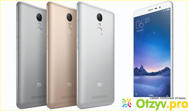 Дизайн и внешний вид смартфона Xiaomi Redmi 3 Pro.