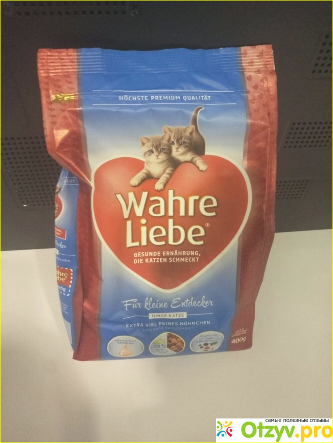 Отзыв о Корм для кошек Wahre Liebe Hauskatze