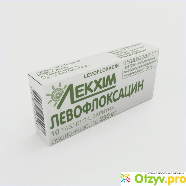 Мой опыт применения препарата Левофлоксацин