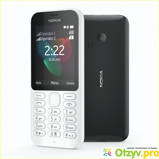 Технические характеристики и обзор мобильного телефона Nokia 222 Dual Sim White.