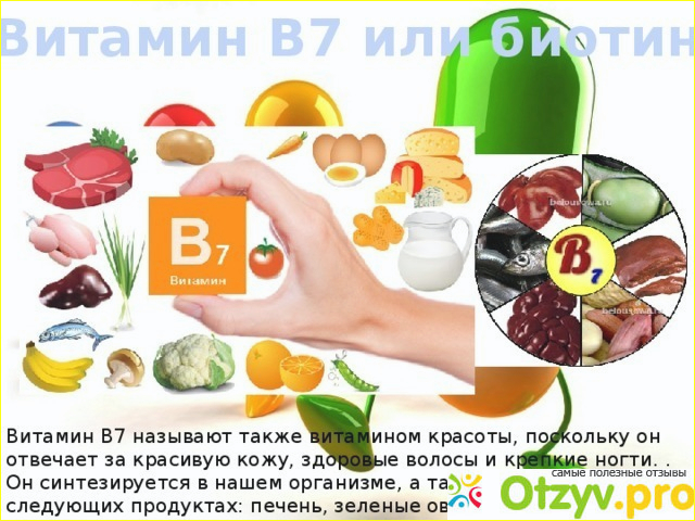 Отзыв о Витамин В7 (витамин Н, биотин): в каких продуктах