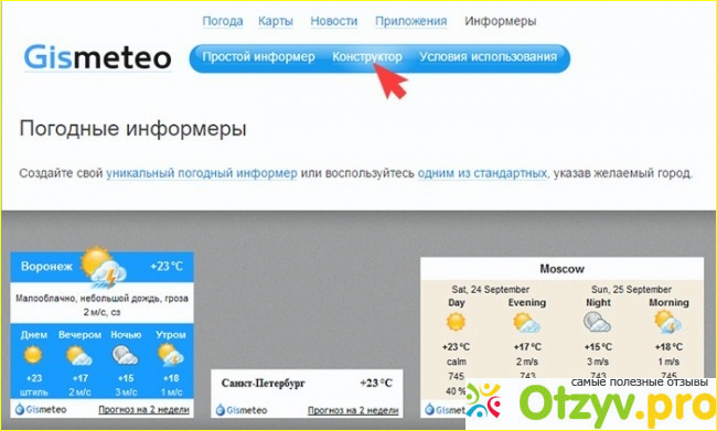 Отзыв о Gismeteo.ru