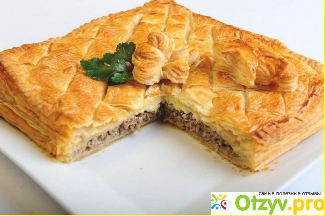 Ингредиенты для приготовления мясного пирога.